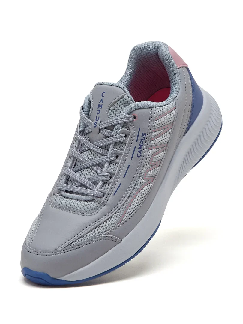 FLAIR Grey Women's Running Shoes - Image 3