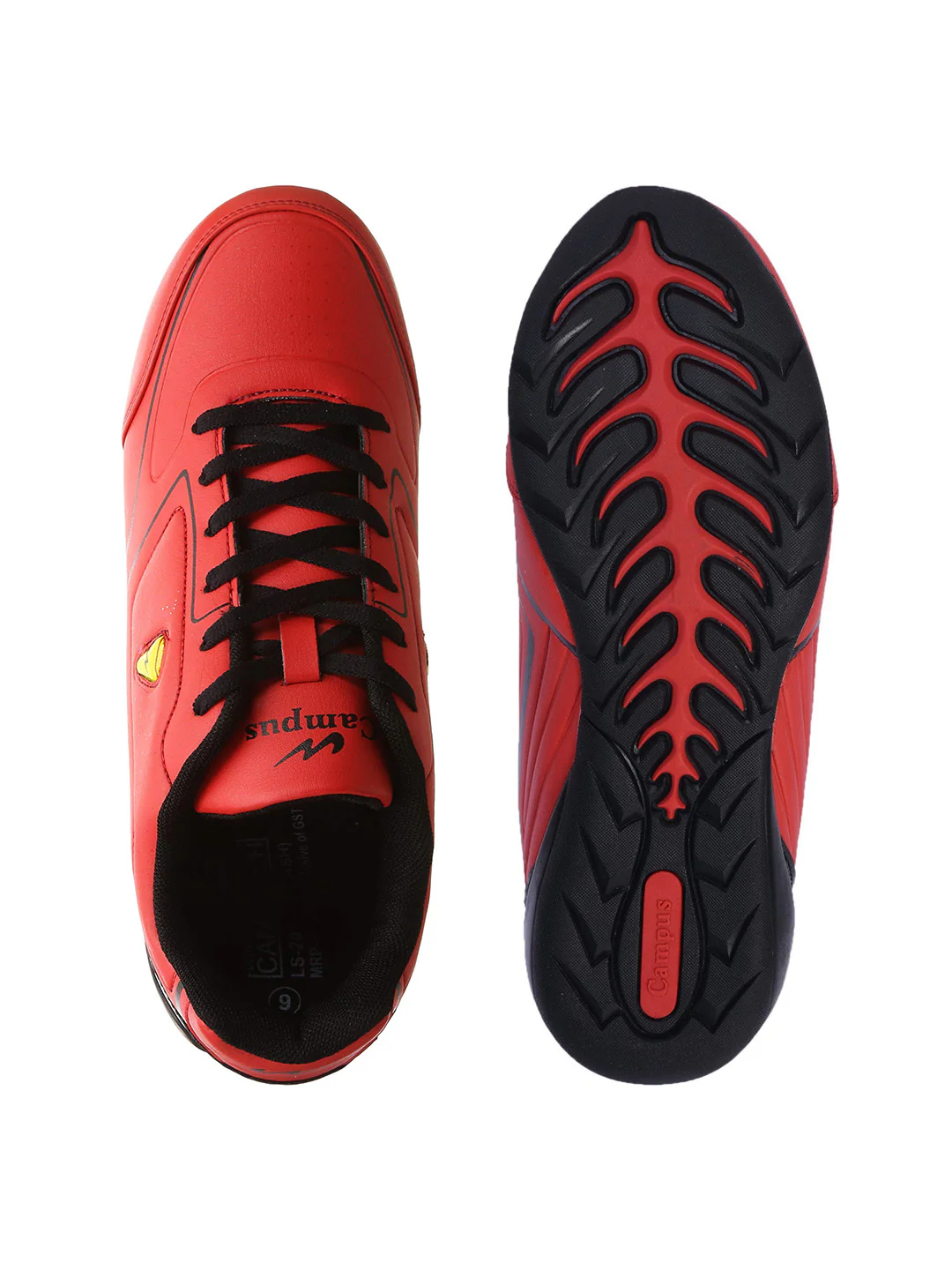 FLASH Red Men's Sneakers - Image 5