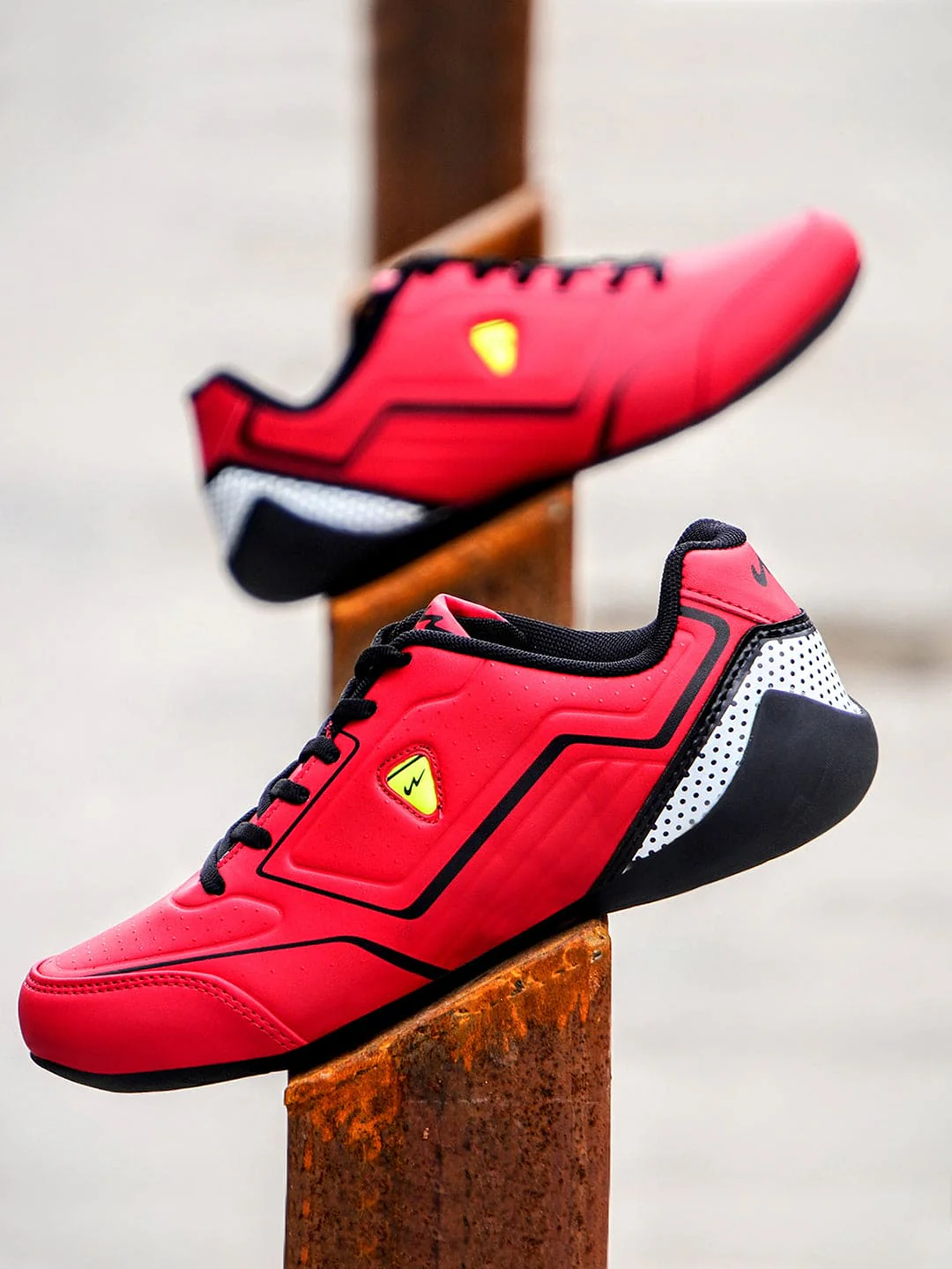 FLASH Red Men's Sneakers - Image 6