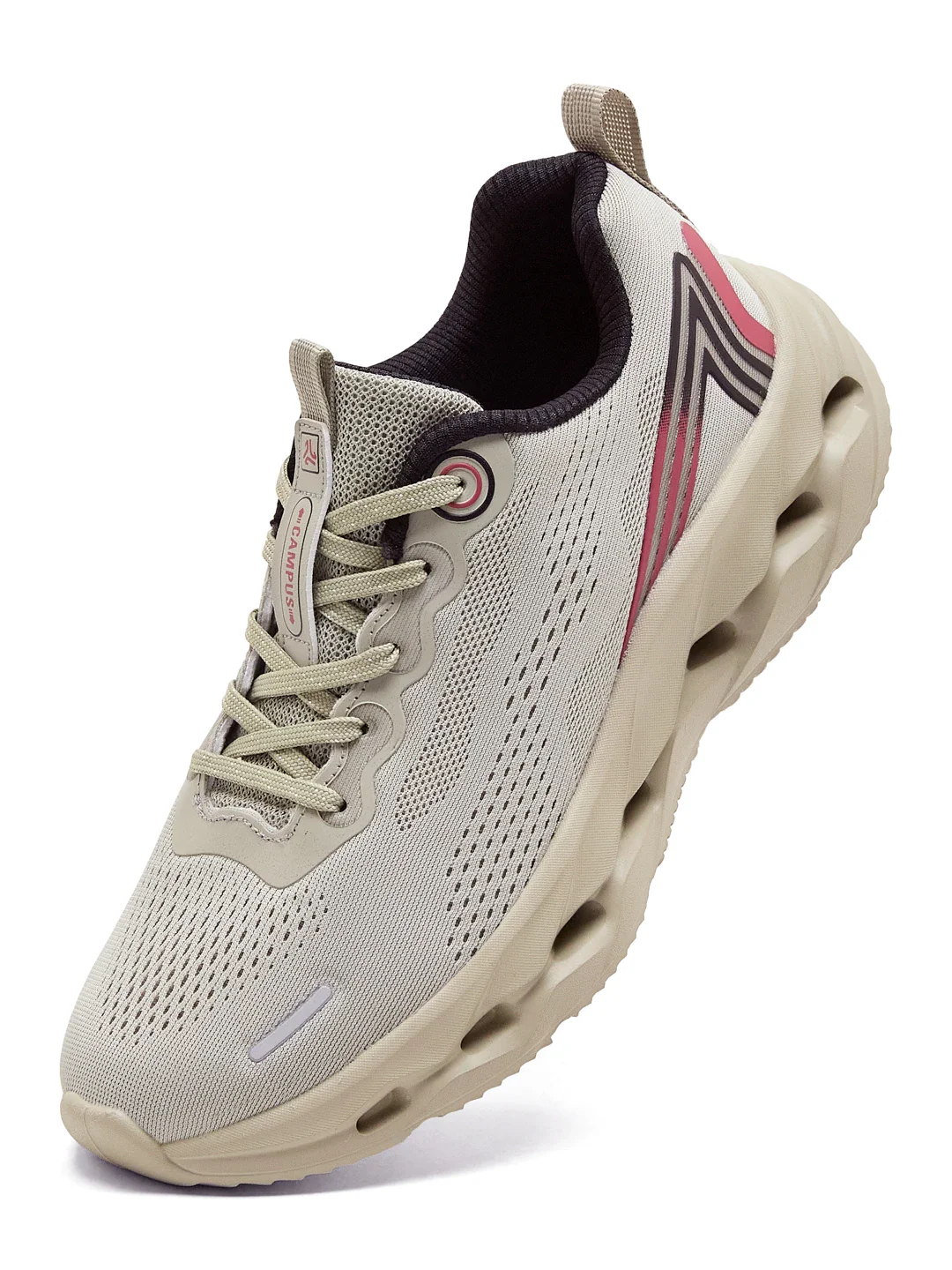 FLASK Grey Men's Running Shoes - Image 3