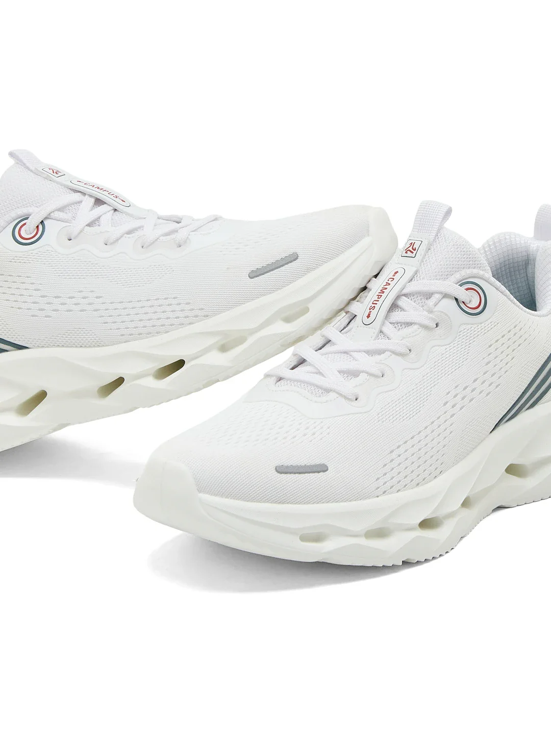 FLASK White Men's Running Shoes - Image 7