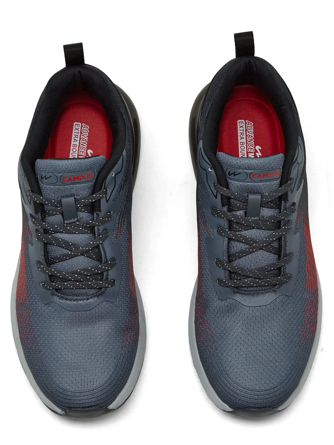 FLEXPOWER Grey Men's Running Shoes - Image 6