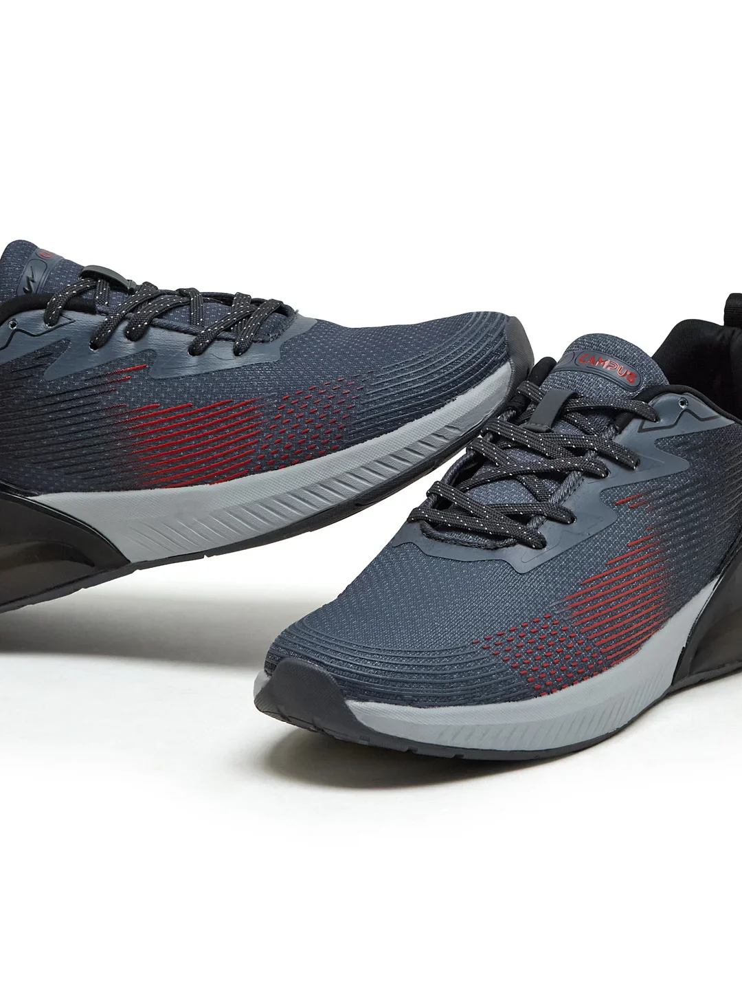 FLEXPOWER Grey Men's Running Shoes - Image 7