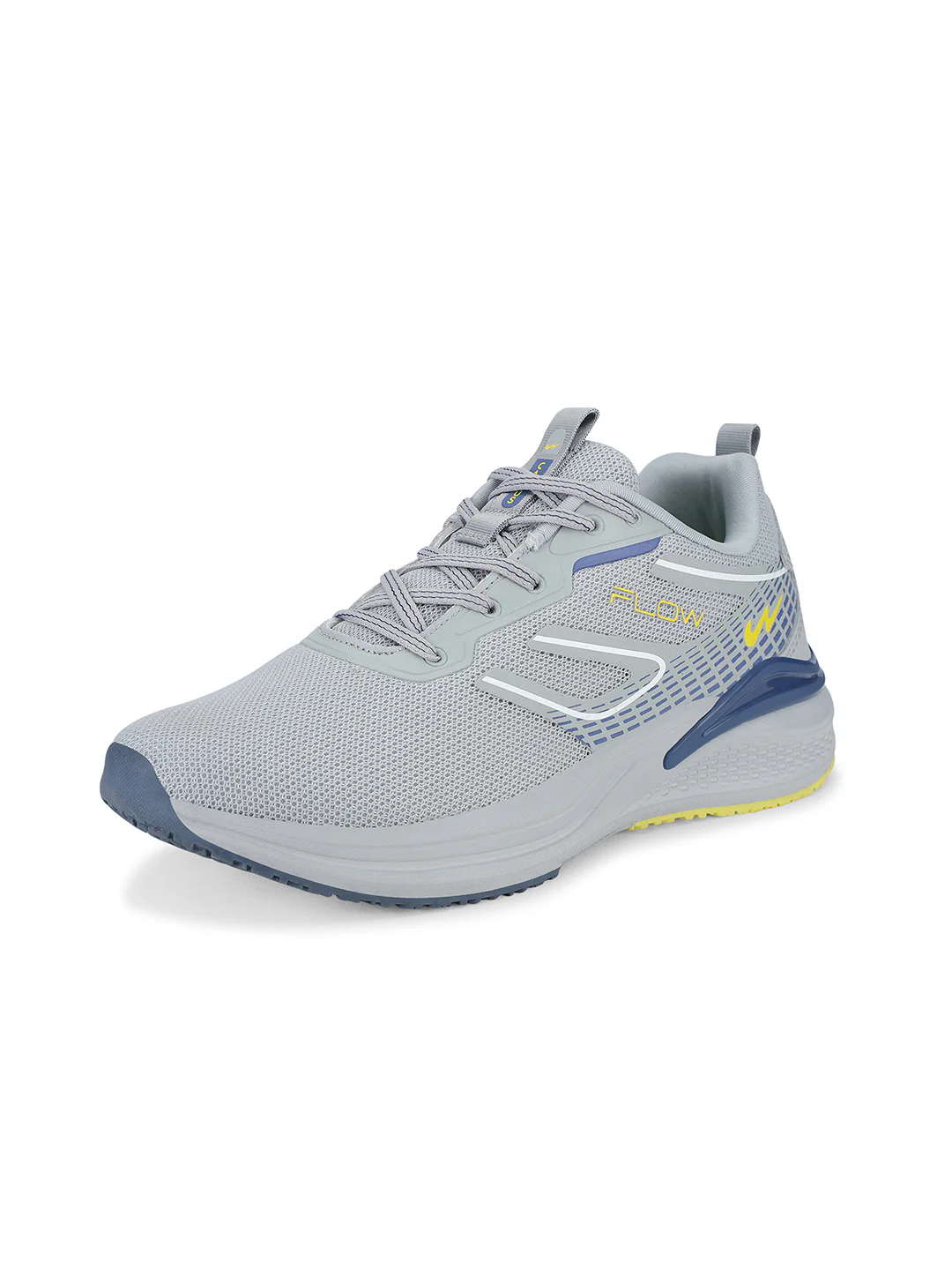 FLOW GLOW Grey Men's Sports Shoes - Image 6