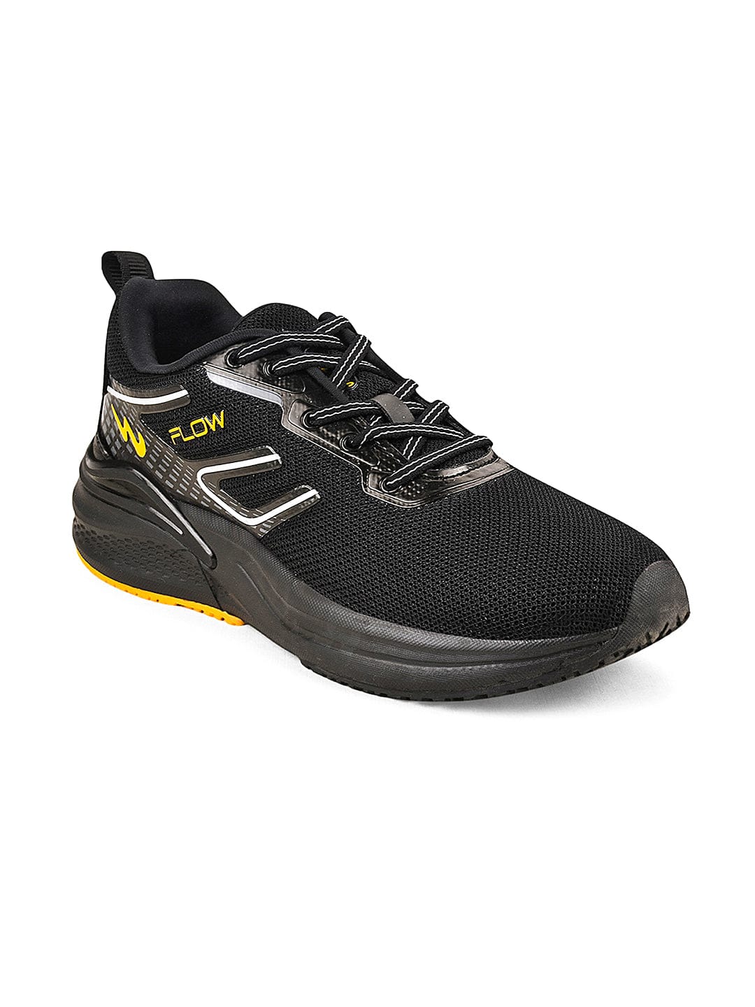 FLOW PRO Black Men's Running Shoes - Image 2