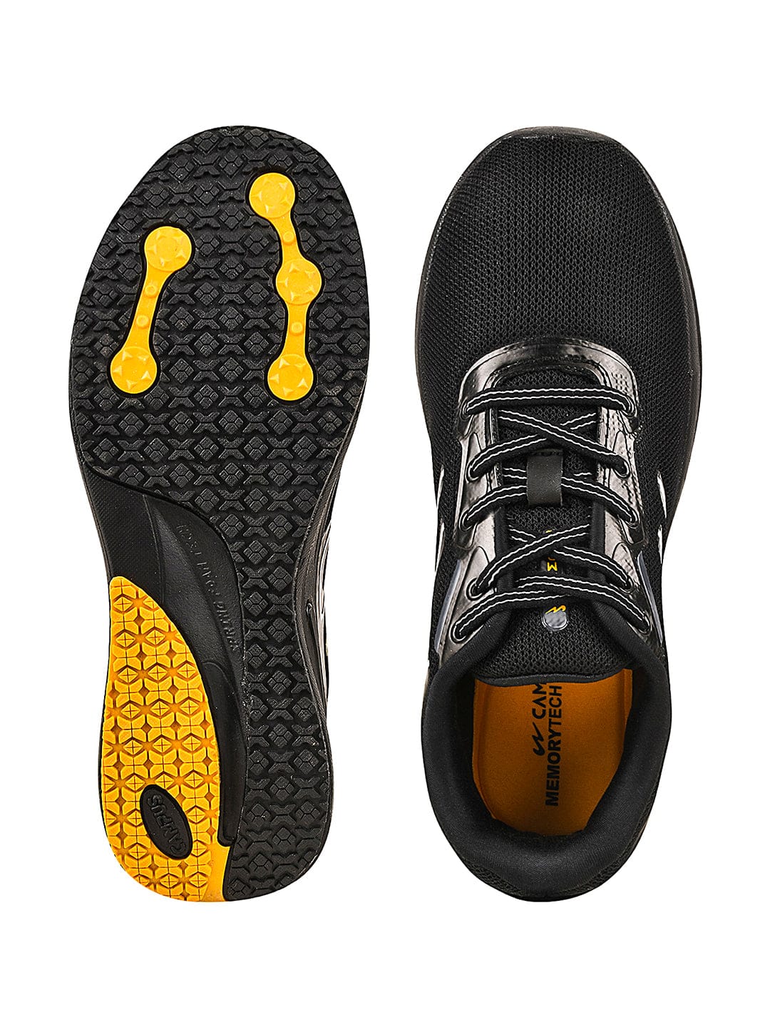 FLOW PRO Black Men's Running Shoes - Image 4