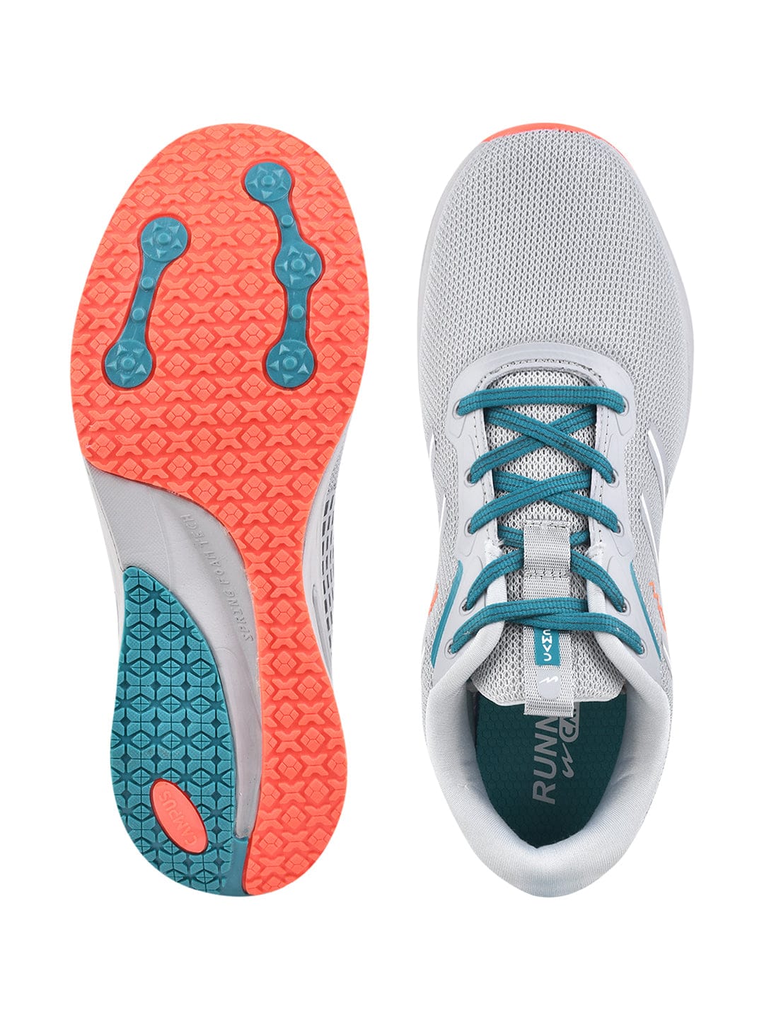 FLOW PRO Grey Men's Running Shoes - Image 4