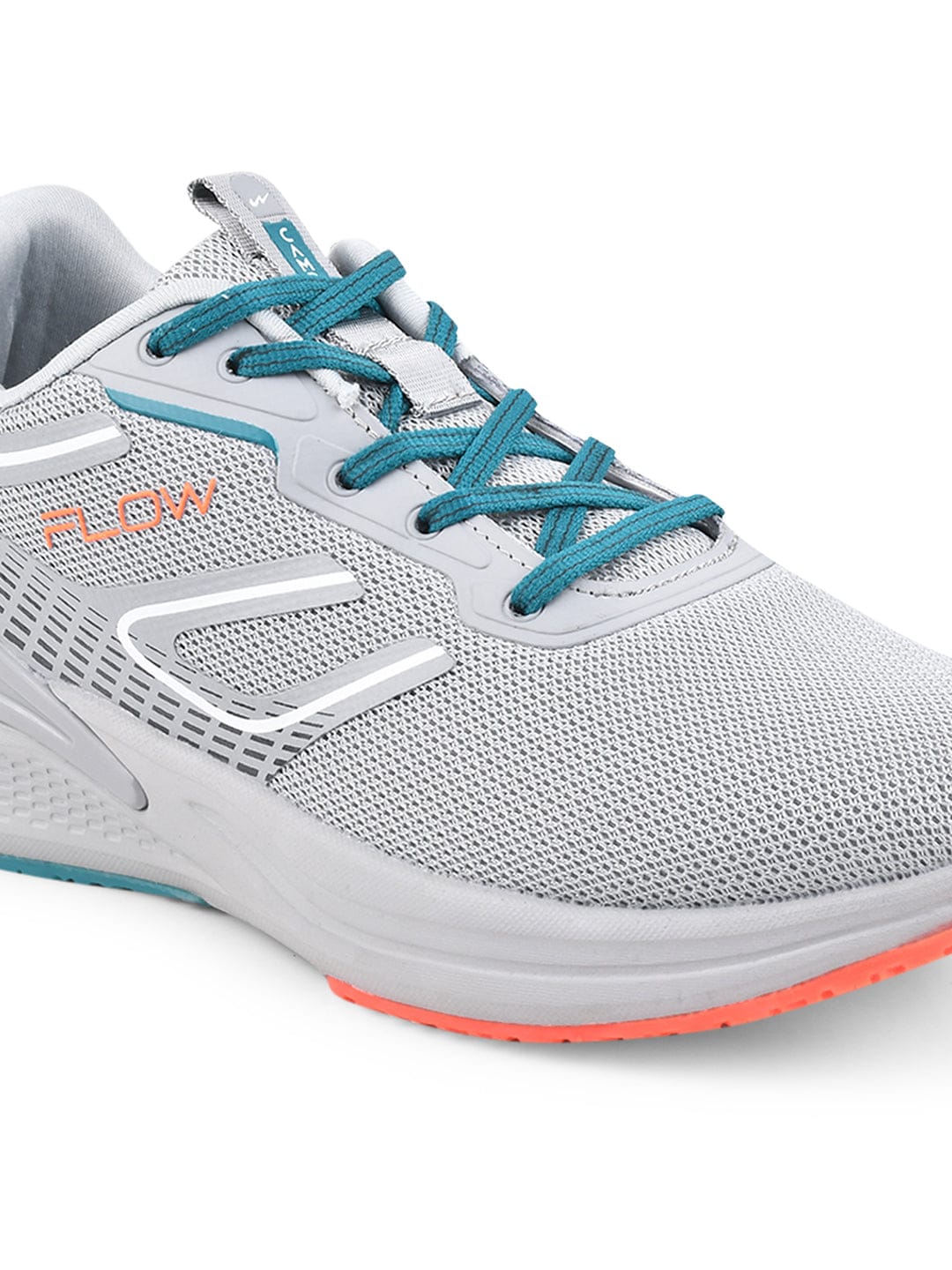 FLOW PRO Grey Men's Running Shoes - Image 5
