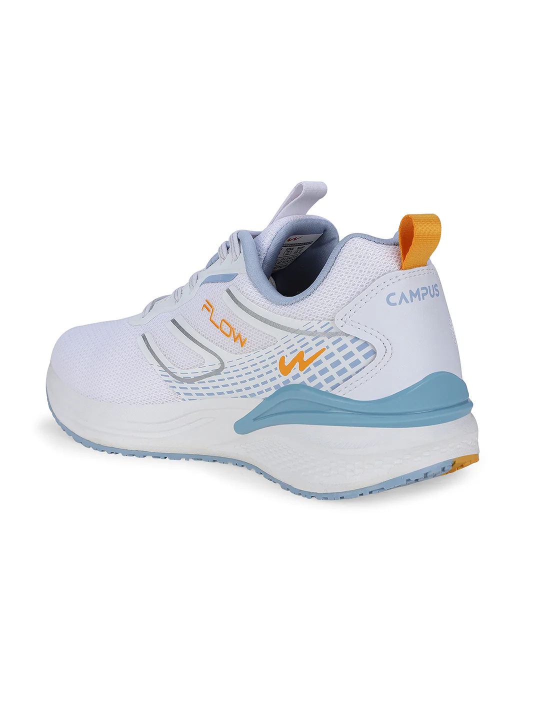 FLOW PRO White Men's Running Shoes - Image 3
