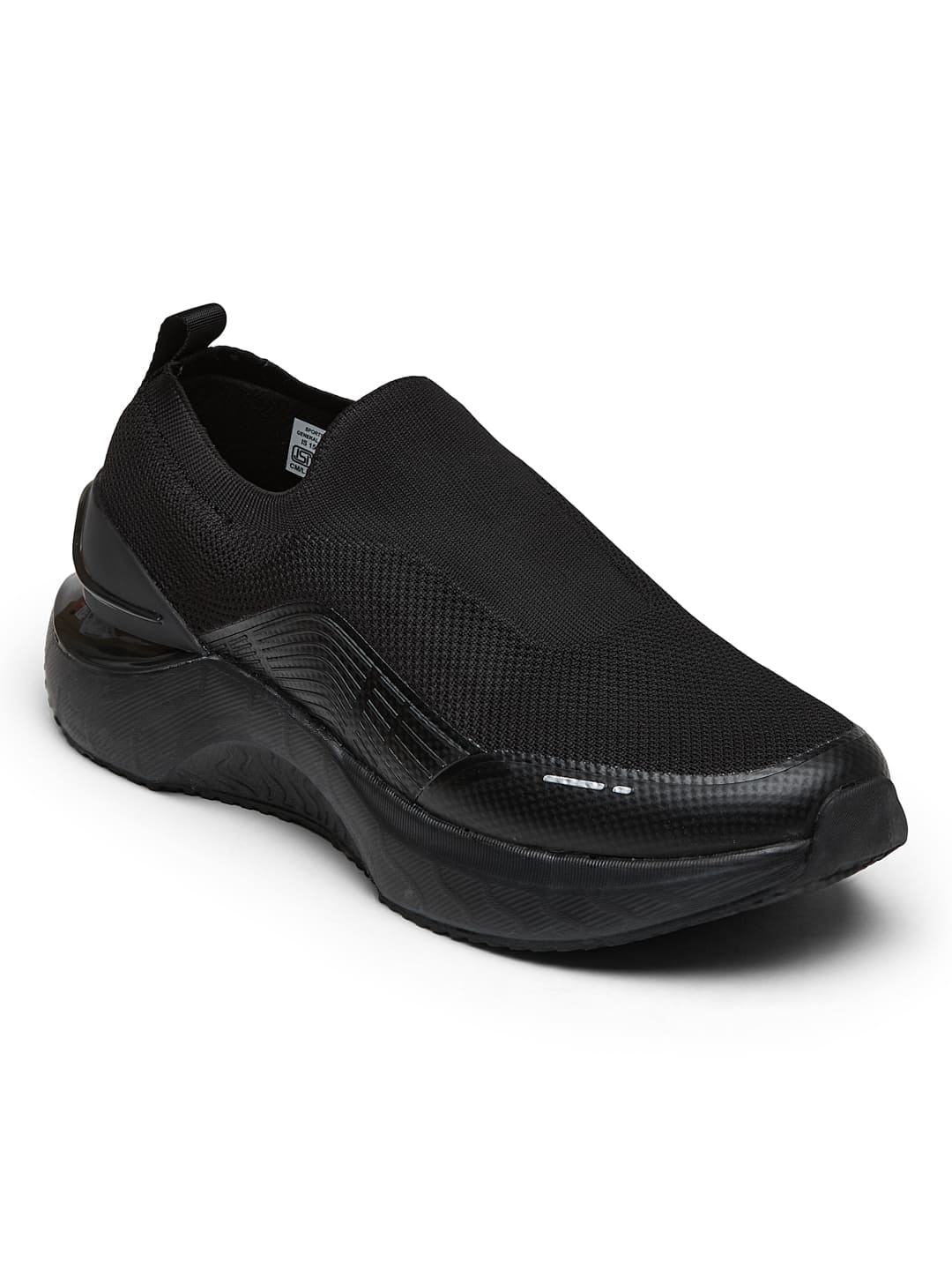 FLYNN Black Men's Walking Shoes - Image 2