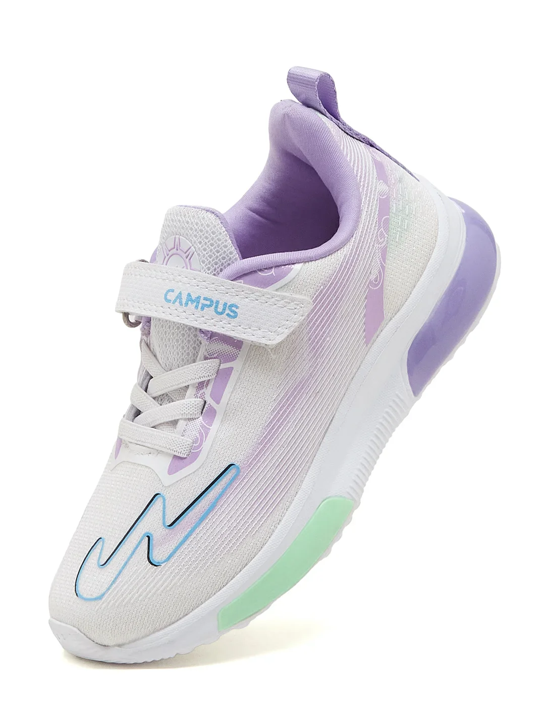 FLYRO KIDS V Purple Kids Running Shoes - Image 3