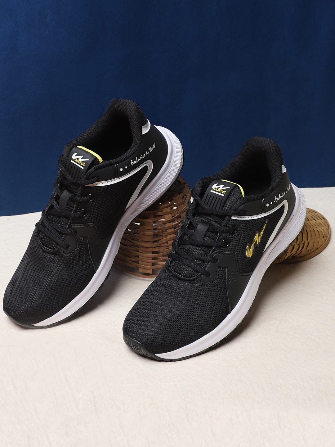FRED Black Men's Running Shoes - Image 5