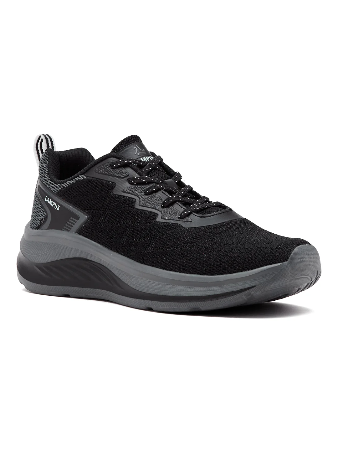 FYBER Black Men's Running Shoes - Image 2
