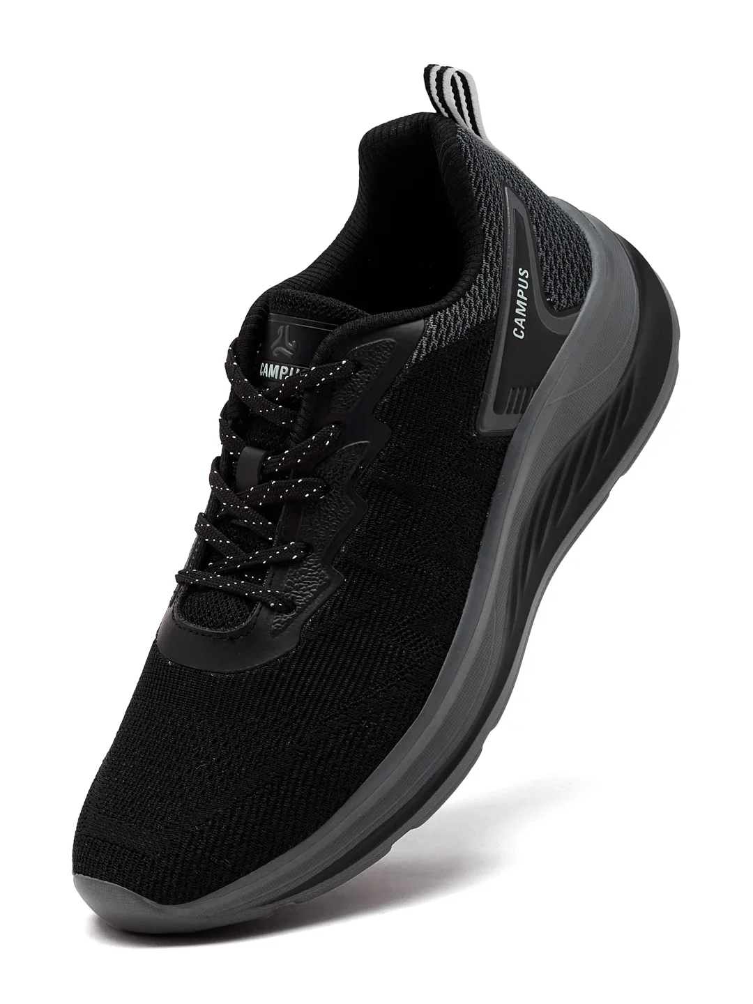 FYBER Black Men's Running Shoes - Image 3