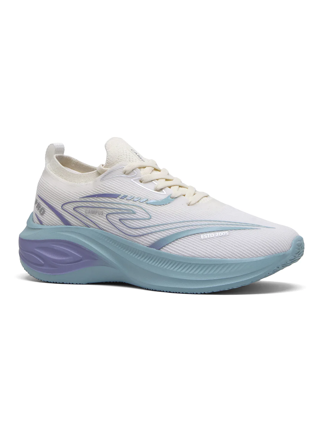 FYLO White Women's Running Shoes - Image 2