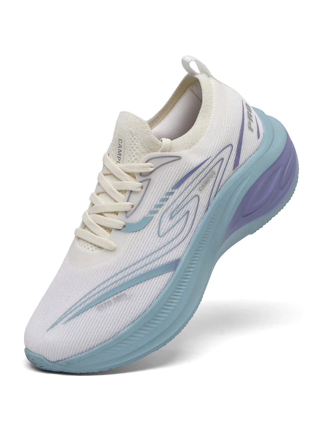 FYLO White Women's Running Shoes - Image 3