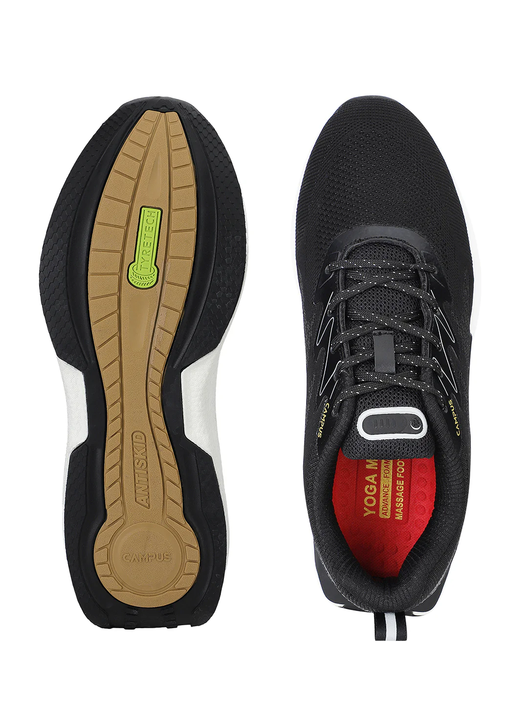 GALLAP Black Men Sports Shoes - Image 5