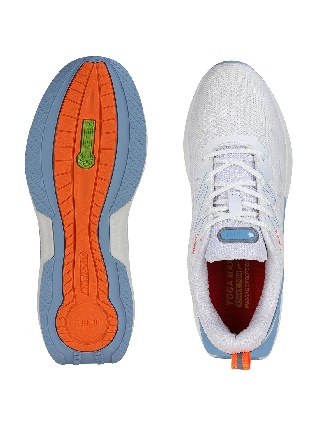 GALLAP White Men's Running Shoes - Image 5