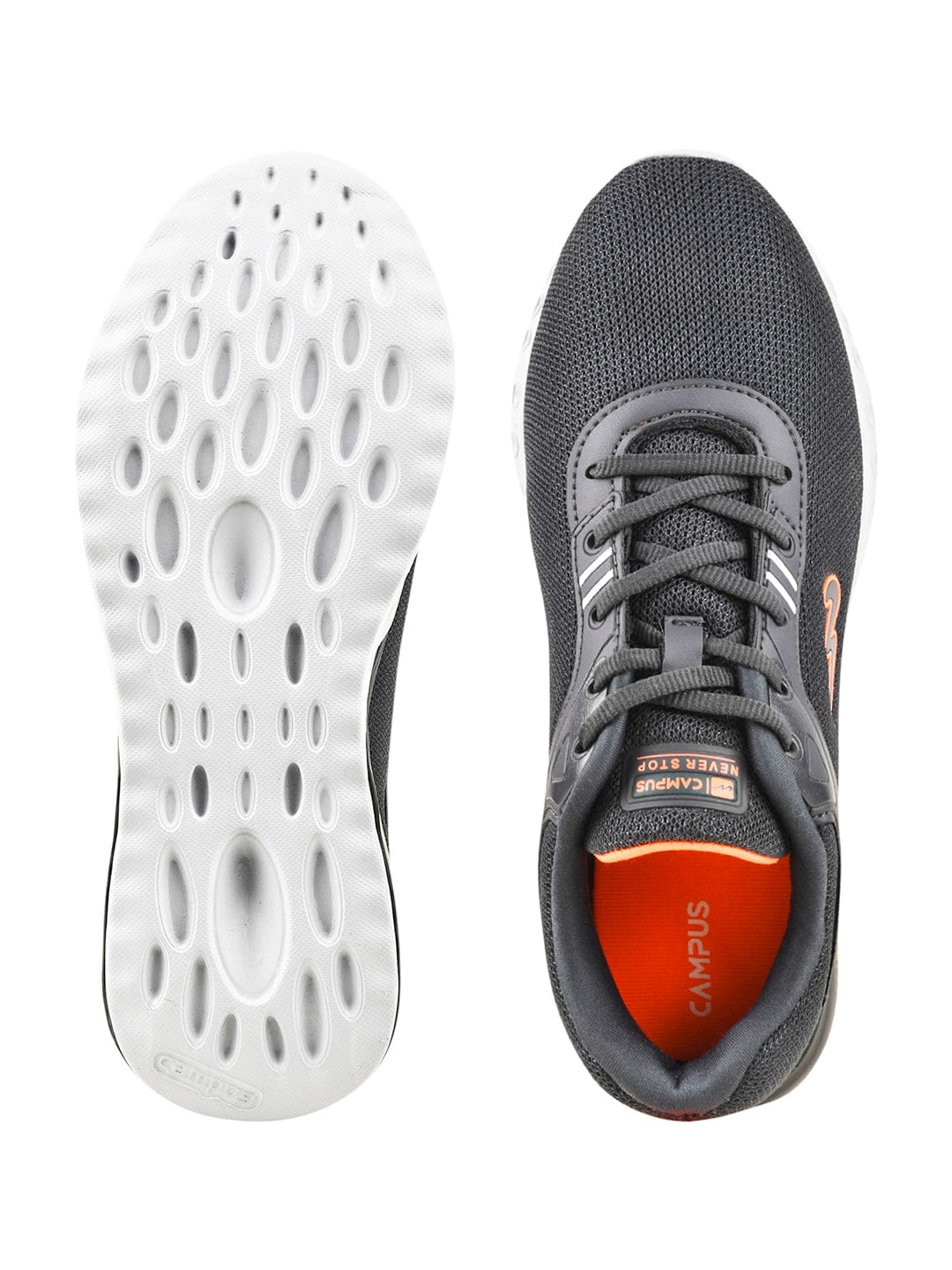 GAMMA Grey Men's Running Shoes - Image 4