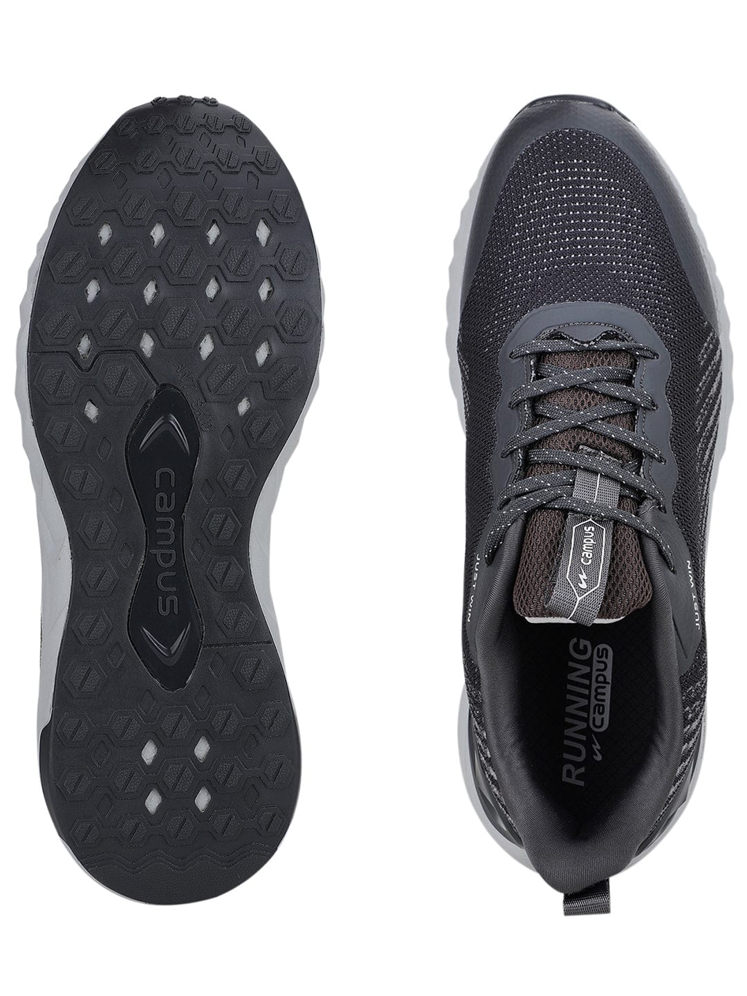 GARNATE Grey Men's Running Shoes - Image 4