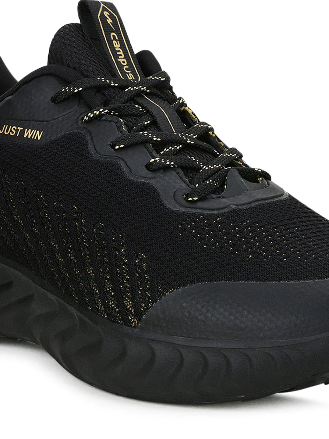 GARNATE Black Men's Running Shoes - Image 4