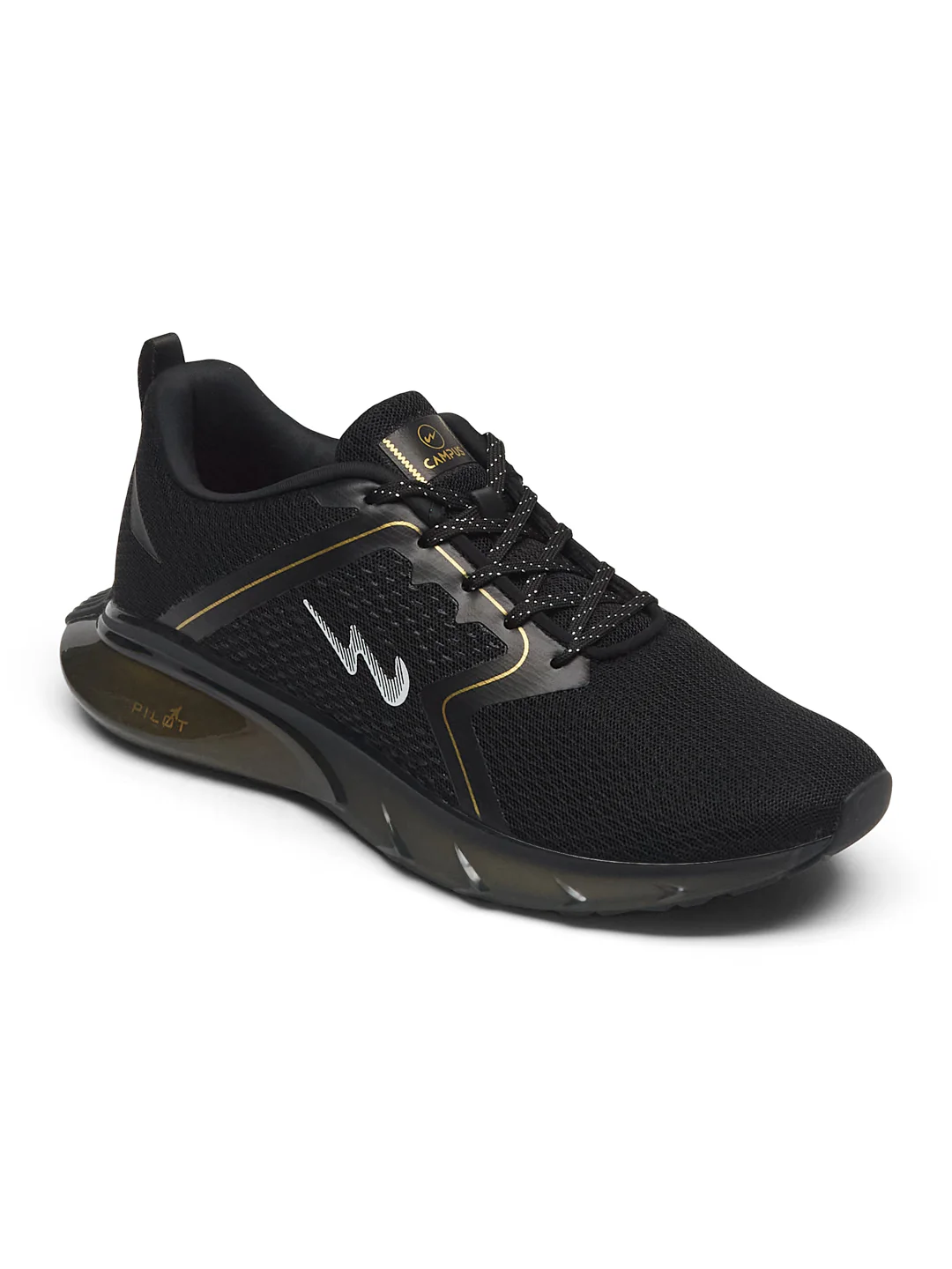 GAVIN Black Men's Running Shoes - Image 3