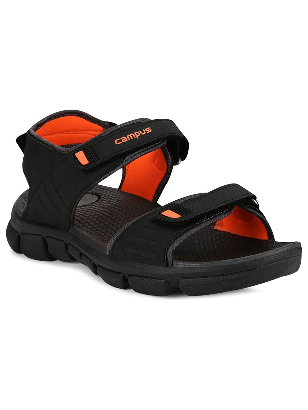 GC-02 Black Men's Sandals - Image 2
