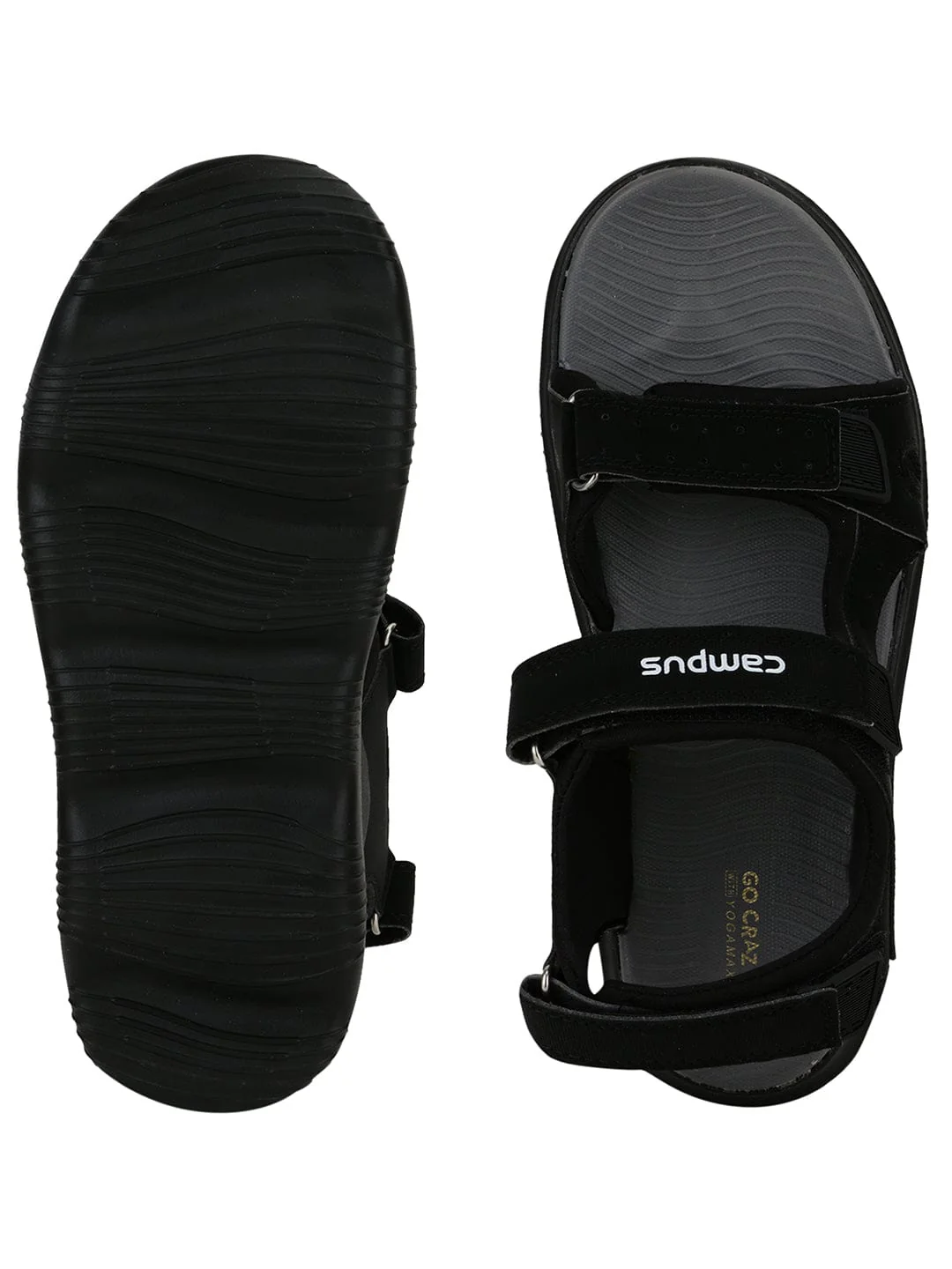 GC-04 Black Men's Sports Sandals - Image 4