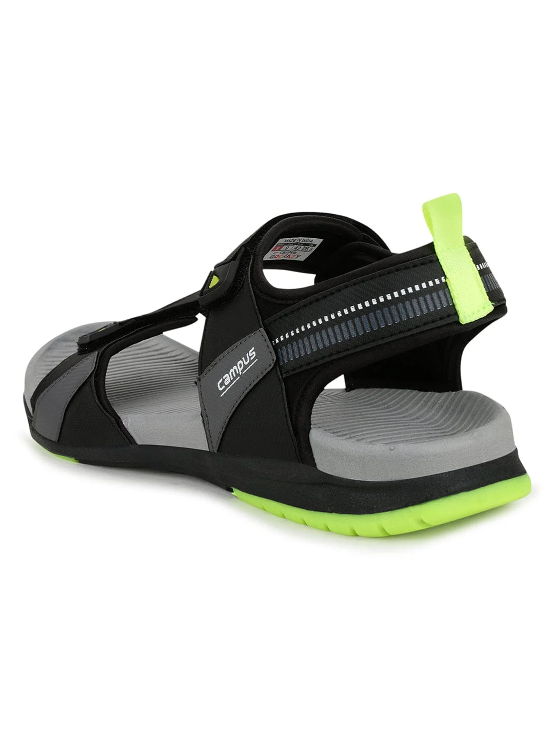 GC-05 Black Men's Sports Sandals - Image 3