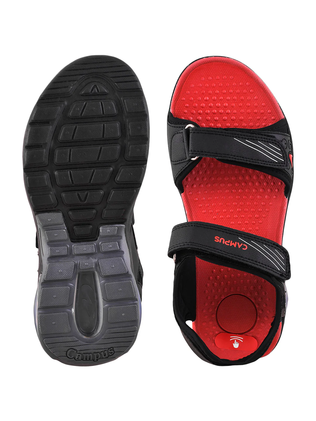 GC-09 Black Men's Sandals - Image 5