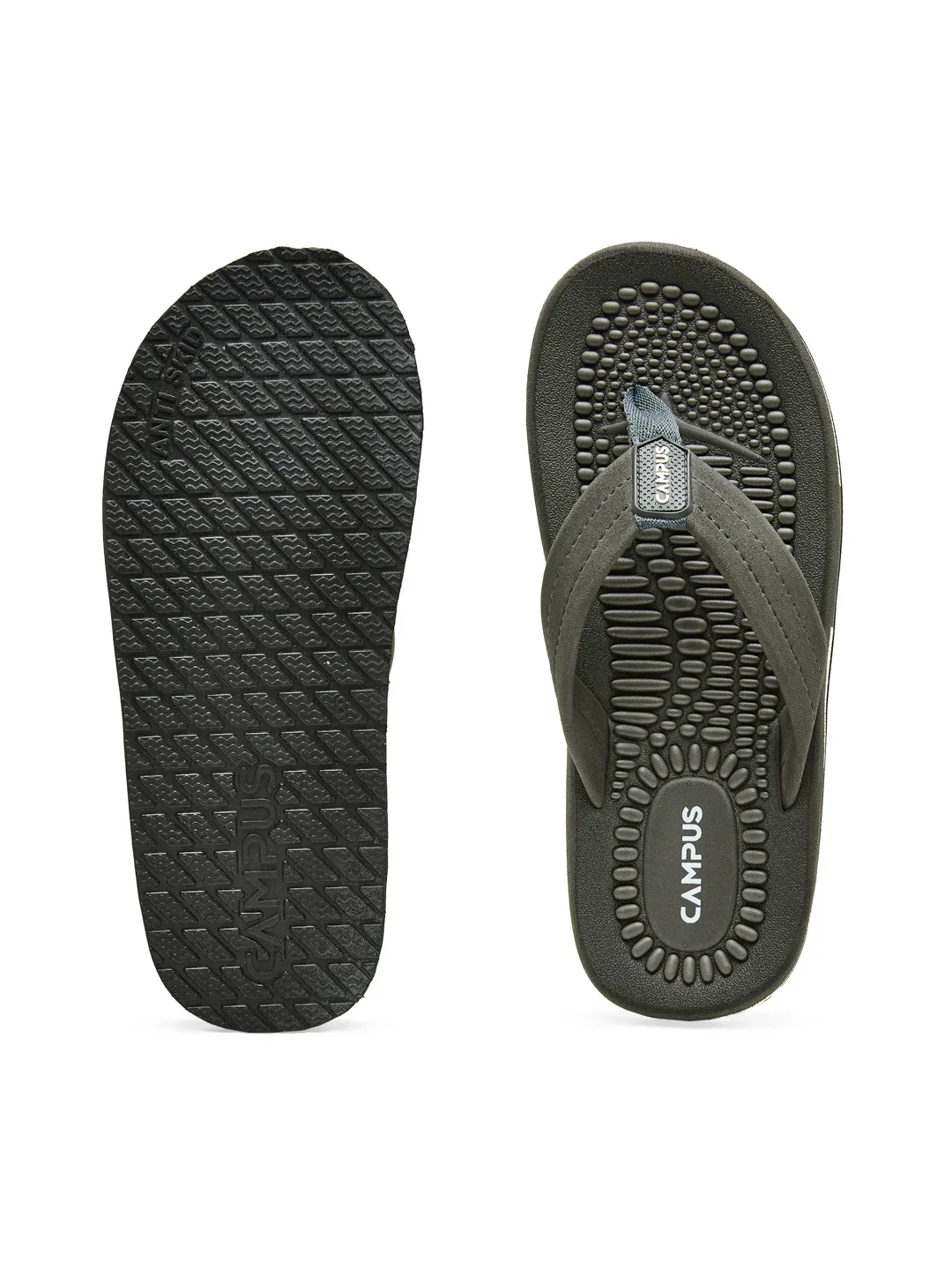 GC-1032-ADV Grey Men's Flip Flops - Image 4