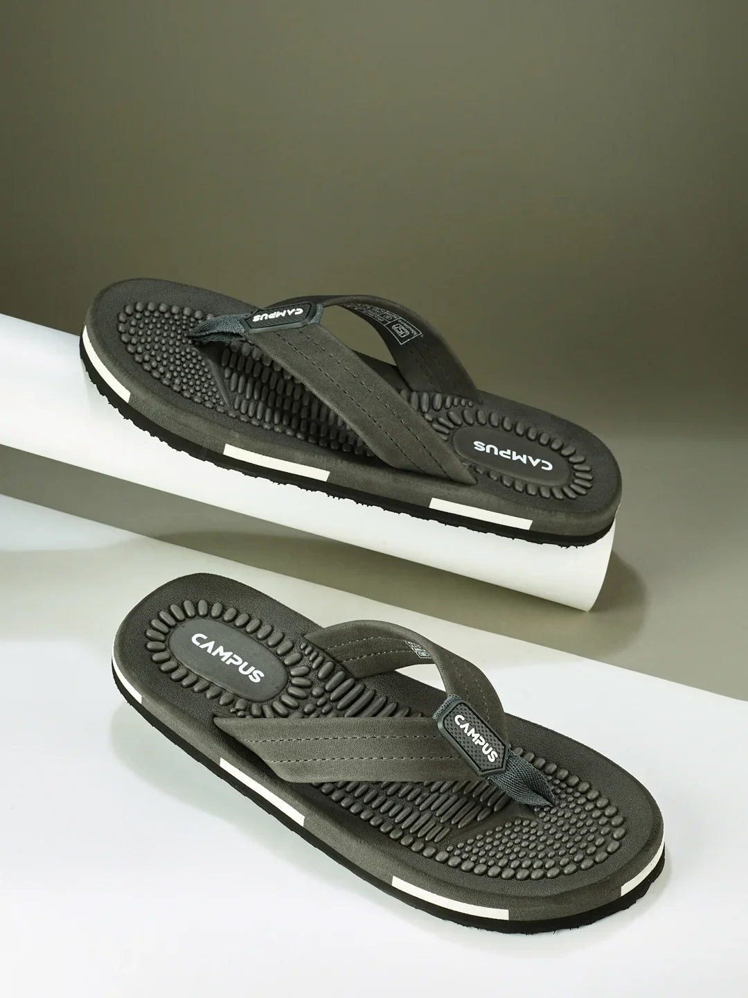 GC-1032-ADV Grey Men's Flip Flops - Image 7