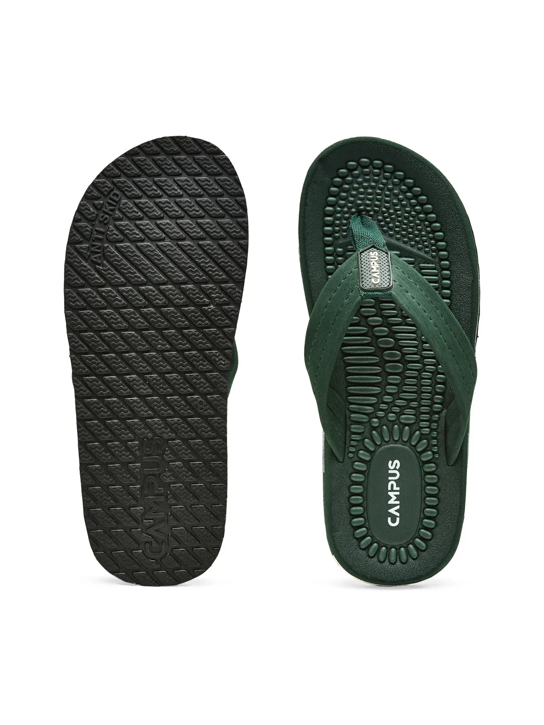 GC-1032-ADV Olive Men's Flip Flops - Image 4