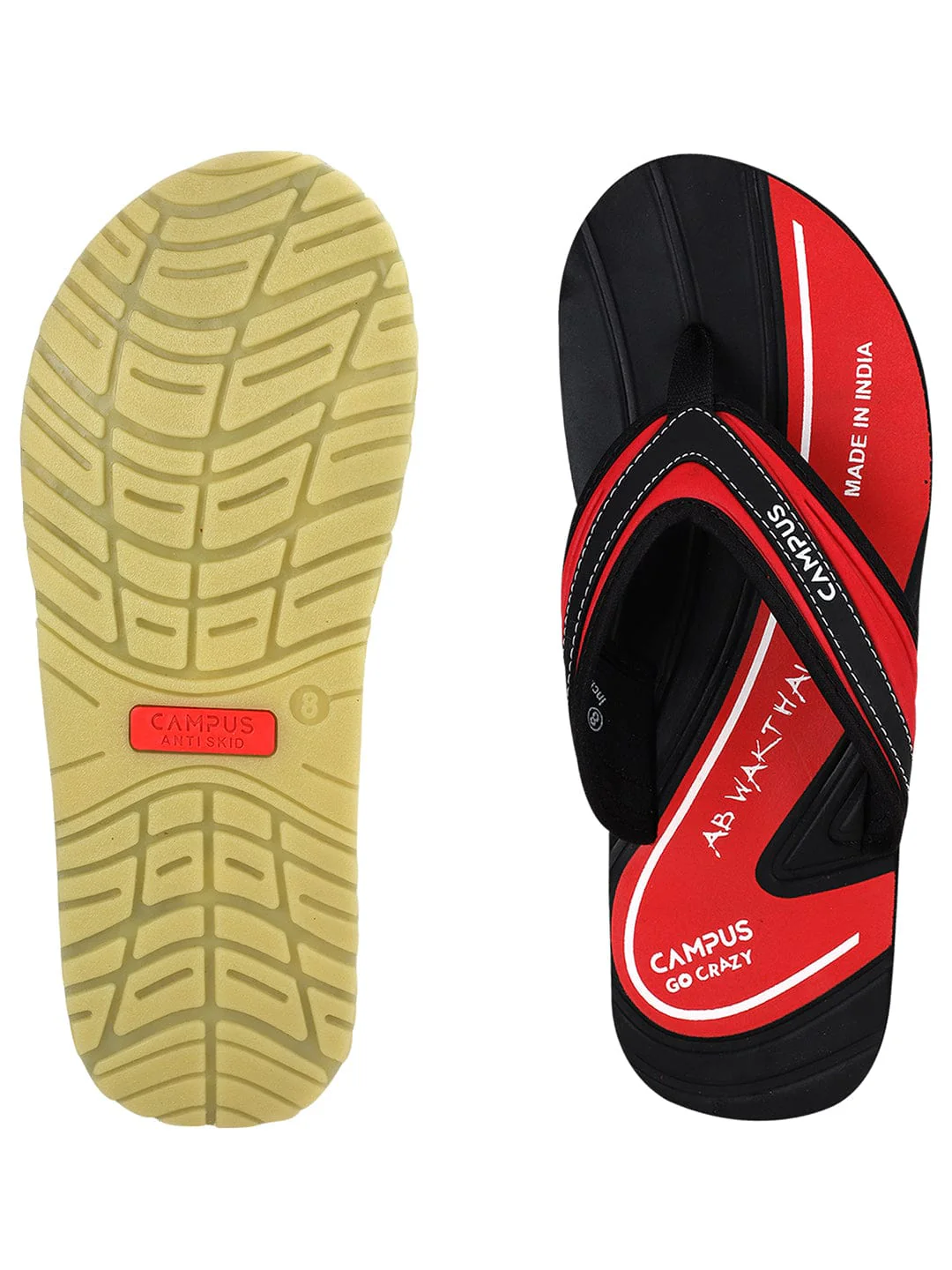 GC-1036B Black Men's Flip Flops - Image 4
