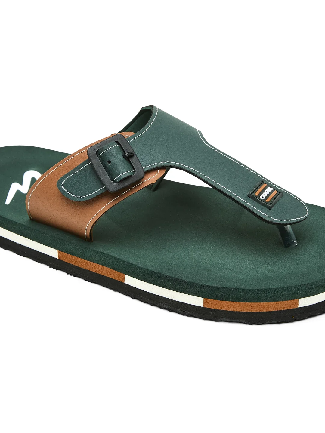 GC-1084 Green Men's Flip Flops - Image 6