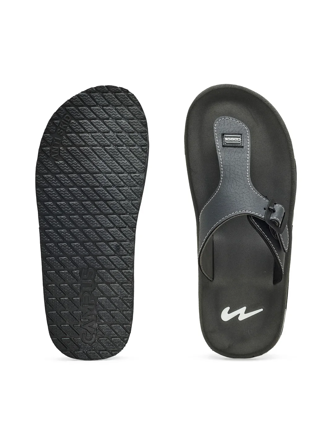 GC-1084 Grey Men's Flip Flops - Image 4