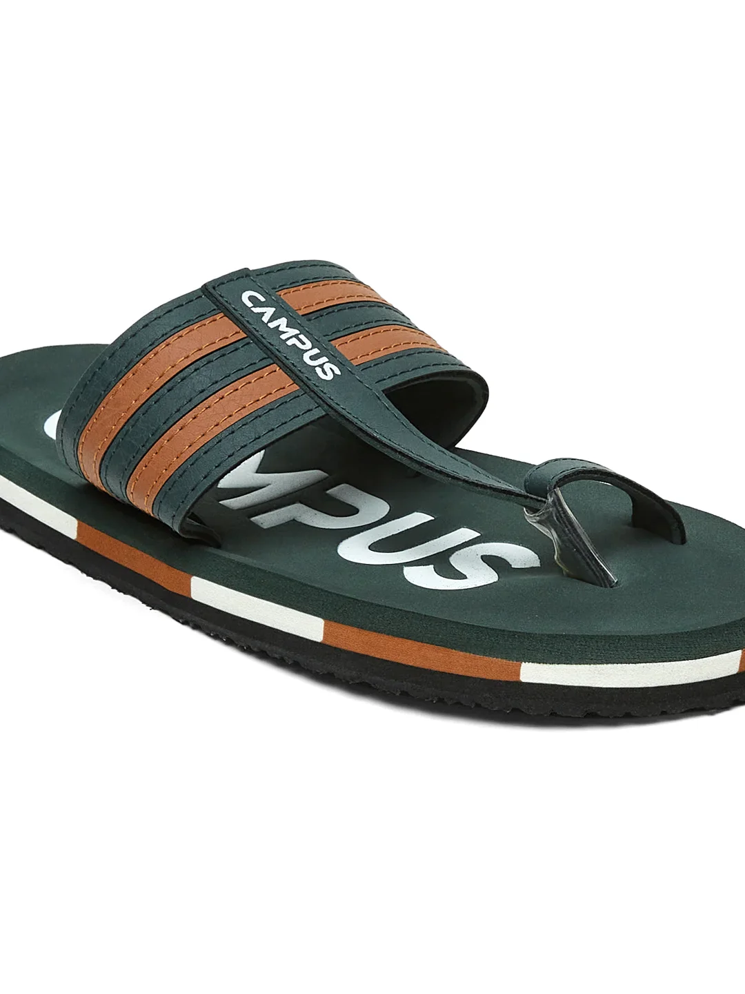 GC-1087 Olive Men's Flip Flops - Image 6