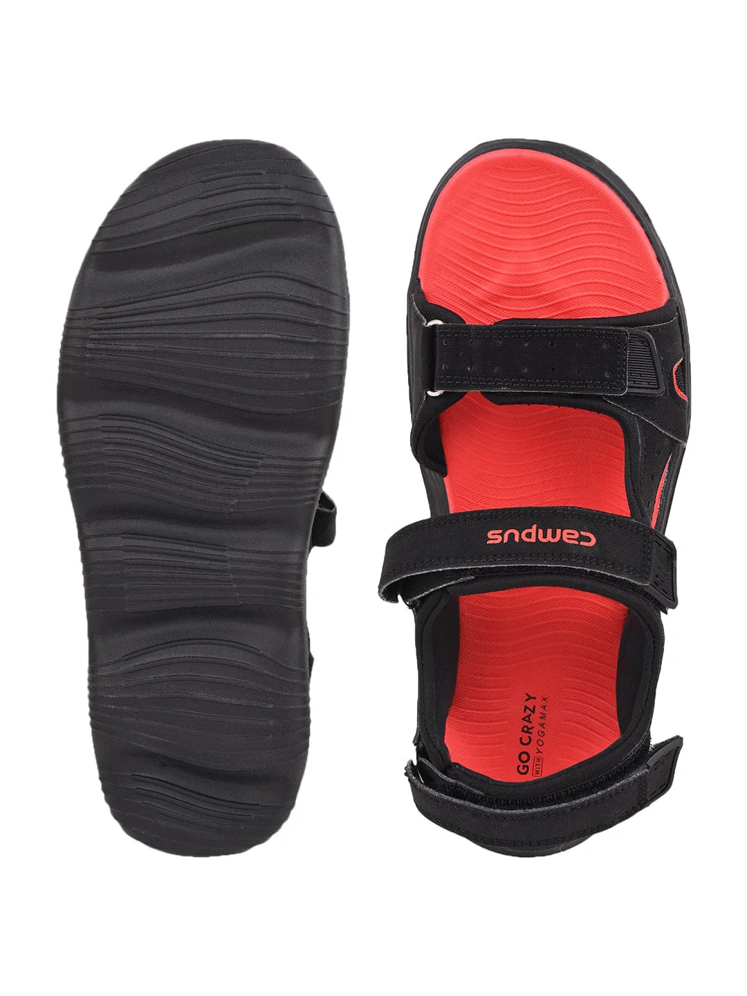 GC-2204 Black Men's Sandals - Image 4