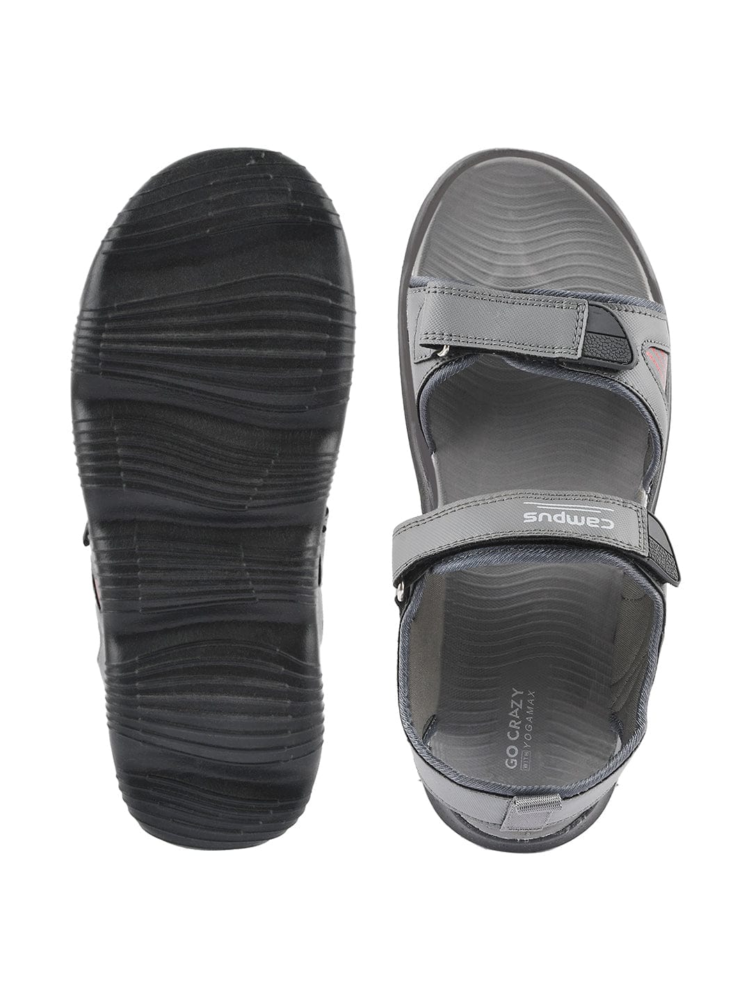 GC-2206 Grey Men's Sandals - Image 4