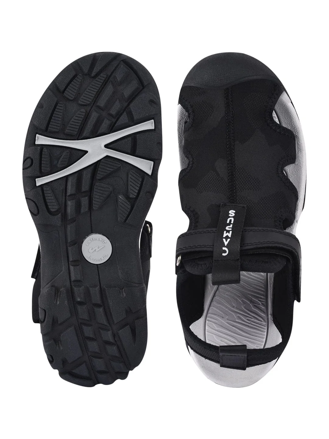 GC-22106 Black Men's Sandals - Image 5