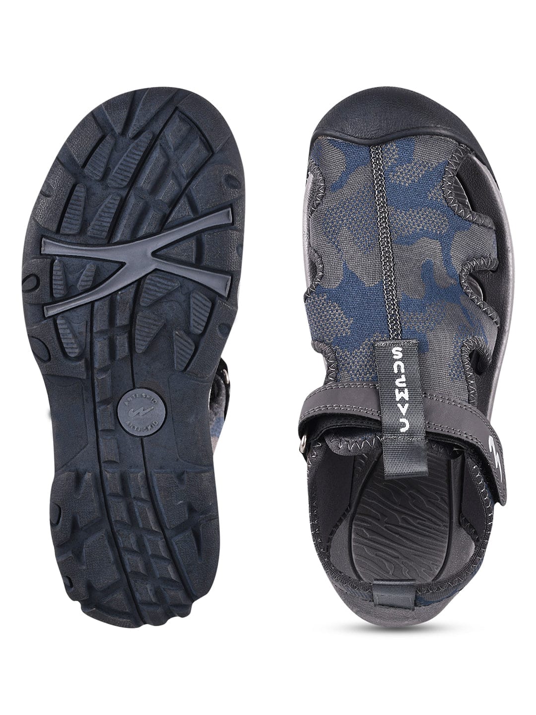 GC-22106 Grey Men's Sandals - Image 4