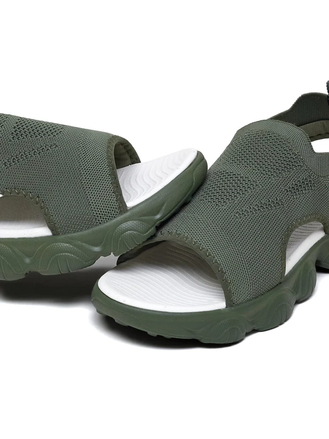 GC-22170 Olive Men's Sandals - Image 7