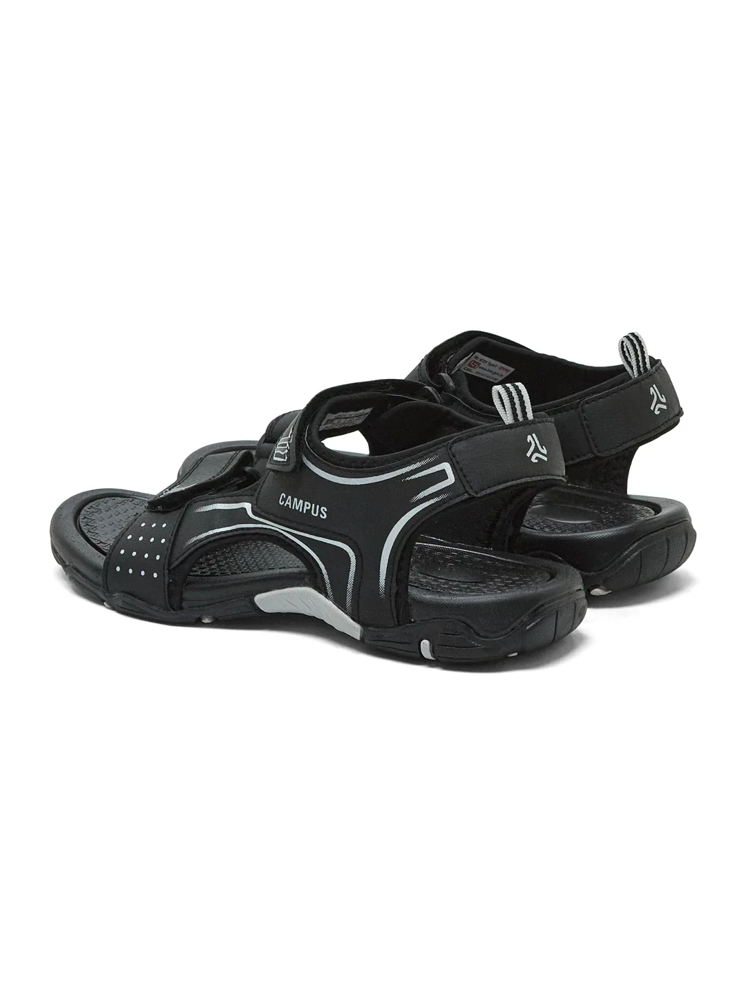 GC-22175 Black Men's Sandals - Image 5