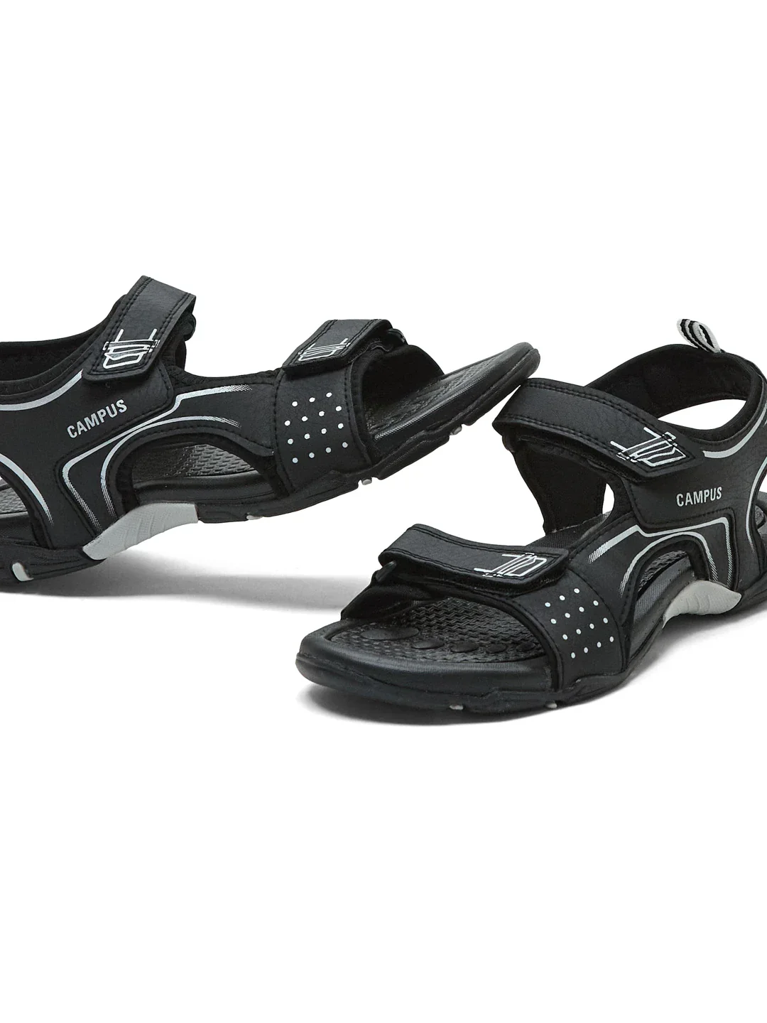 GC-22175 Black Men's Sandals - Image 7