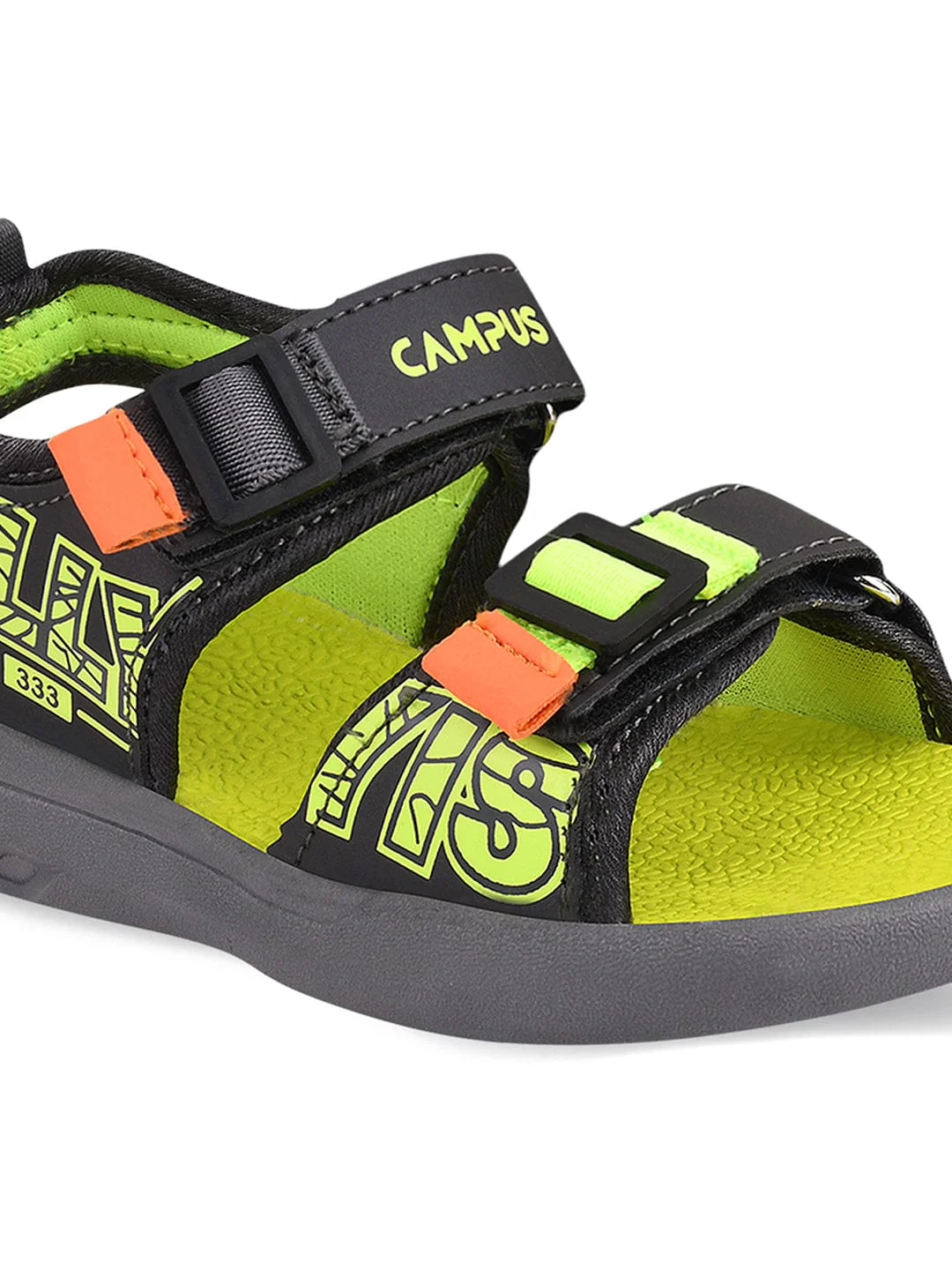 GC-22927K Grey Kid's Sandals - Image 2