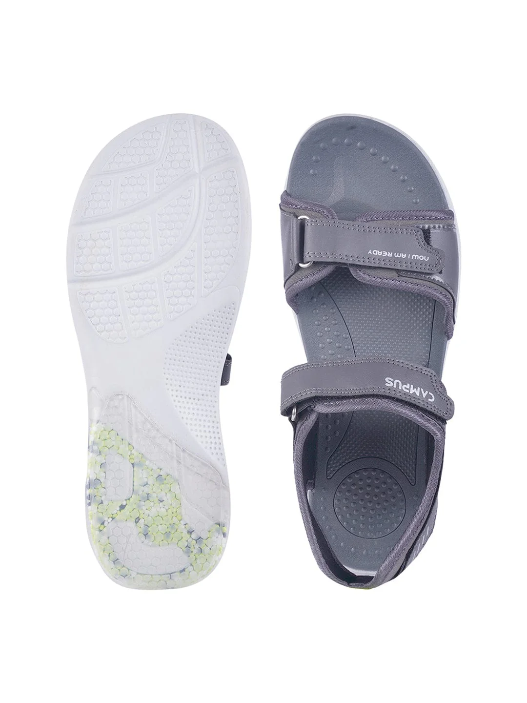 GC-2303 Grey Men's Sandals - Image 4