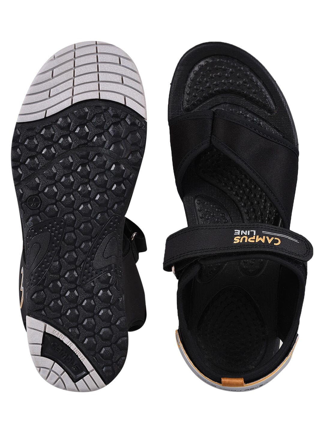 GC-2306 Black Men's Sandals - Image 4