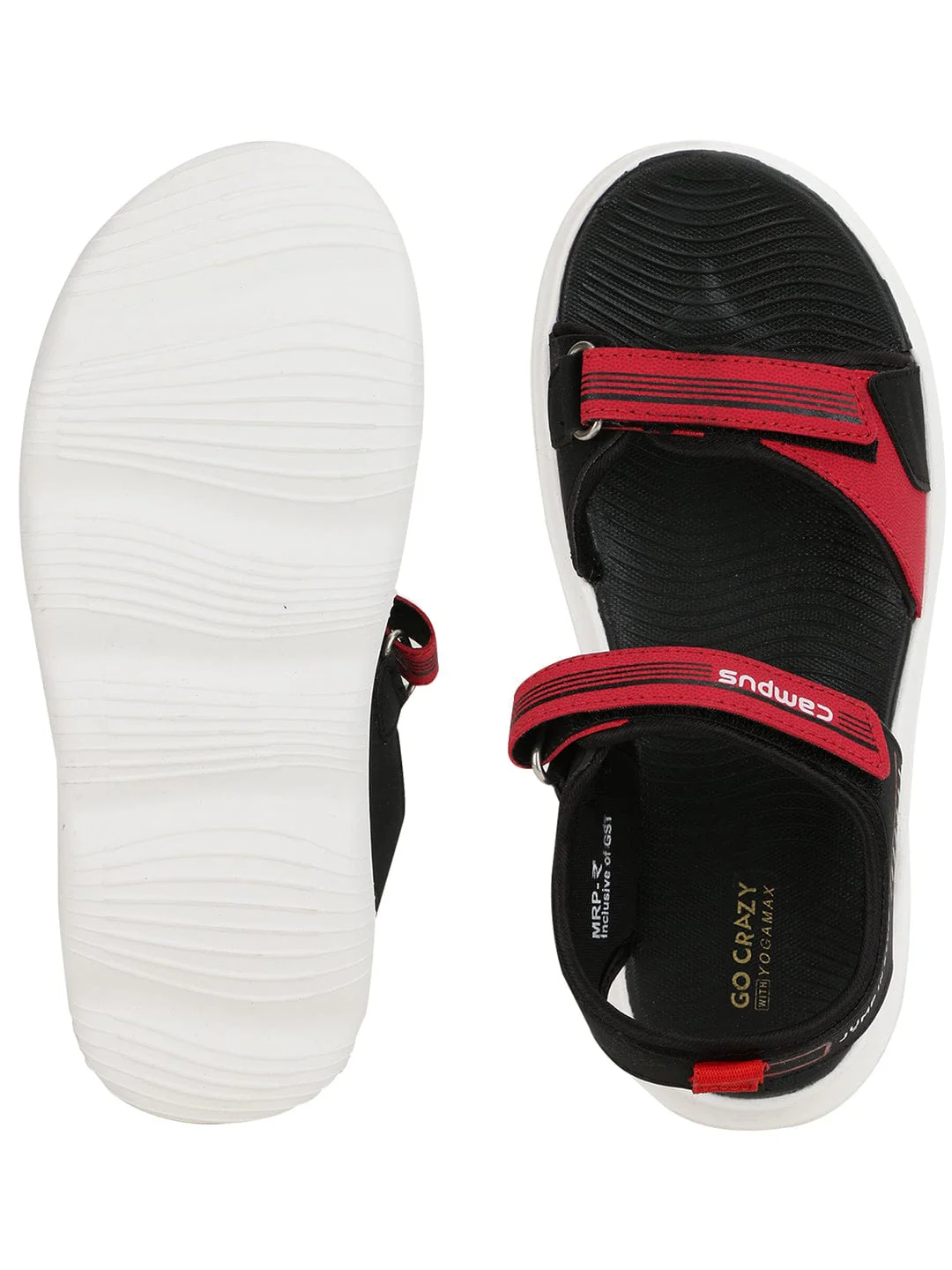 GC-24C Black Kid's Sandals - Image 4
