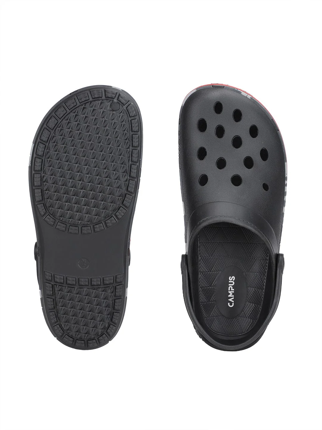 GC-4001 Black Men's Clogs - Image 4