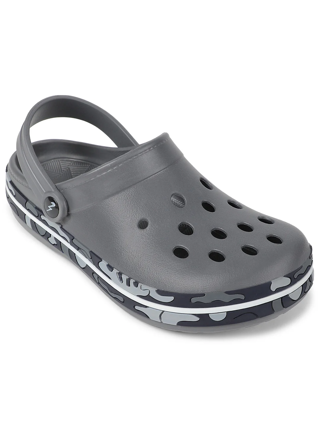 GC-4001 Grey Men's Clogs - Image 2